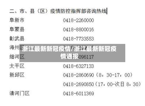 浙江最新新冠疫情/浙江最新新冠疫情通报
