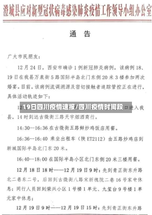 19日四川疫情速报/四川疫情时间段