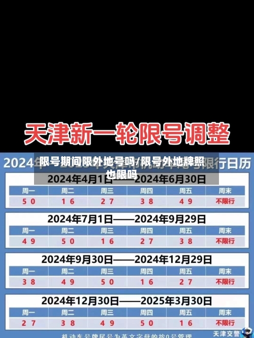 限号期间限外地号吗/限号外地牌照也限吗